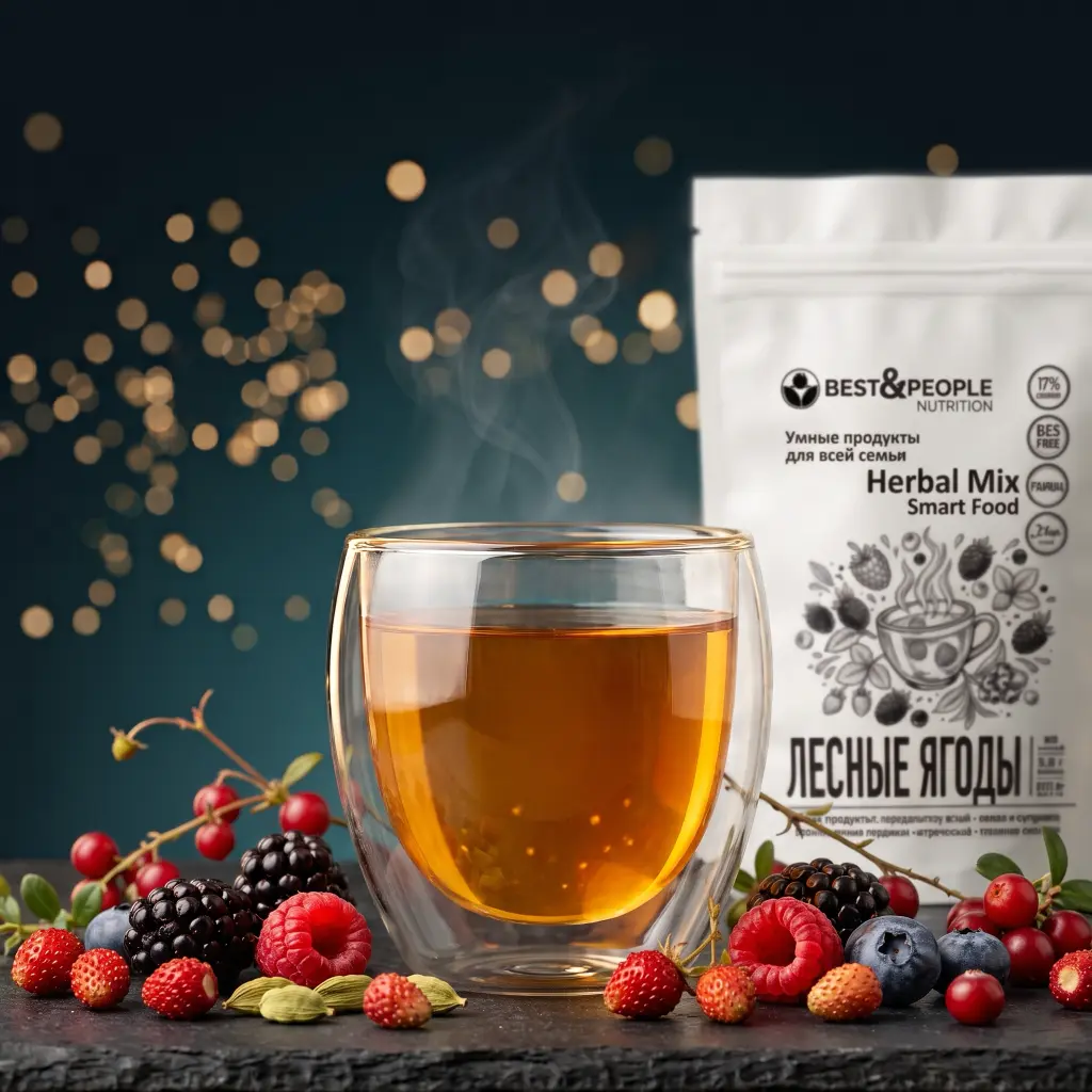 Фито-чай тонизирующий Herbal Mix Smart Food «Лесные ягоды»