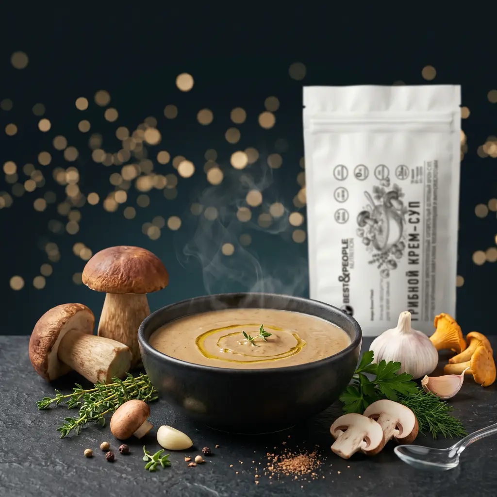 Веганский протеиновый крем-суп Shape Smart Food «Лесные грибы»